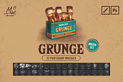 Grunge Photoshop Brushes, a Brush Add-On by Mohamed Saber (Thumbnail 5 of 5)