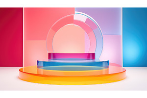 platform object podium background ai, a Technology Photo by pikepicture