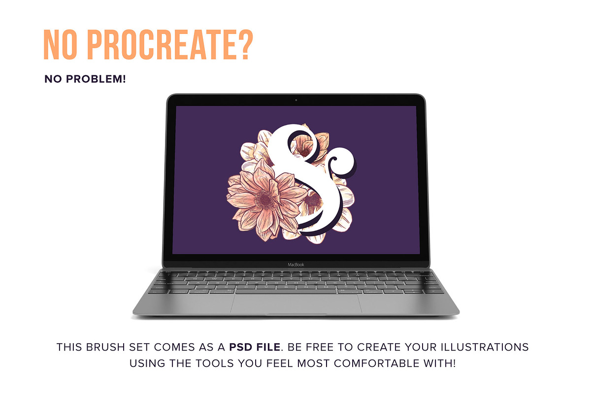 70 Flower Stamps for Procreate, a Brush Add-On by Riveros Illustration (Photo 12 of 13)
