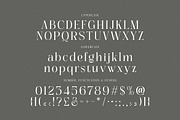 Bridget, a Serif Font by Cruzine (Thumbnail 6 of 9)