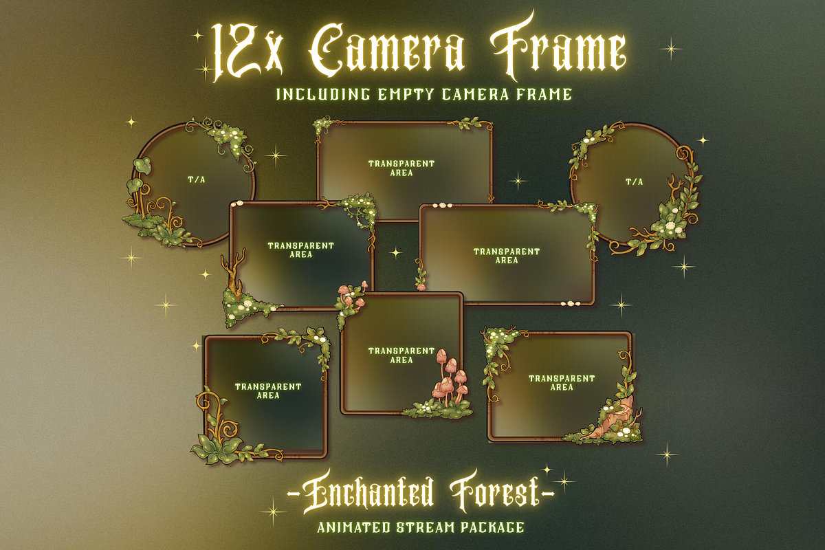 Enchanted Forest Stream Package, a Design Template by TheDoodleSweets (Photo 4 of 8)