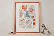 Christmas Market Scene Creator, a Seasonal Illustration by VerAna (Thumbnail 15 of 20)