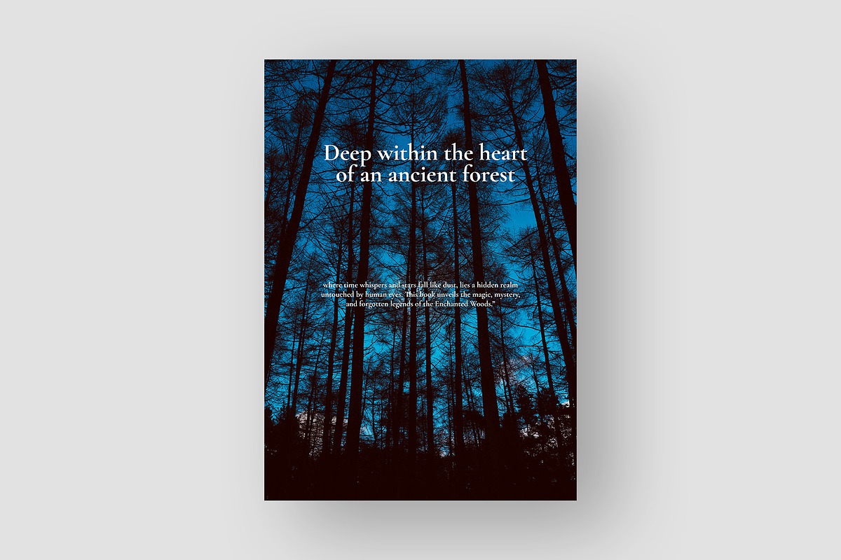 Enchanted Forest Magazine Template, a Flyer Template by Shajib Shikder (Photo 9 of 9)