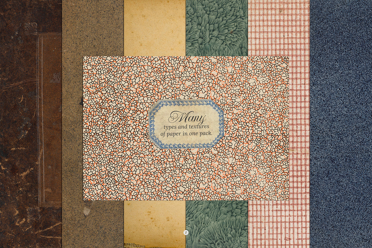 450+ Paper Textures Bundle 3 in 1, a Texture Graphic by Freezerondigital (Photo 8 of 49)