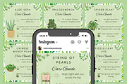 210 Canva Plant Instagram Bundle, a Social Media Template by Emerald Eyes Design (Thumbnail 3 of 13)
