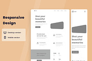 Photographer Wireframe Website, a Wireframe Template by INSPR STD (Thumbnail 2 of 6)