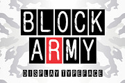 Block Army, a Font by Limited.studio (Thumbnail 1 of 5)