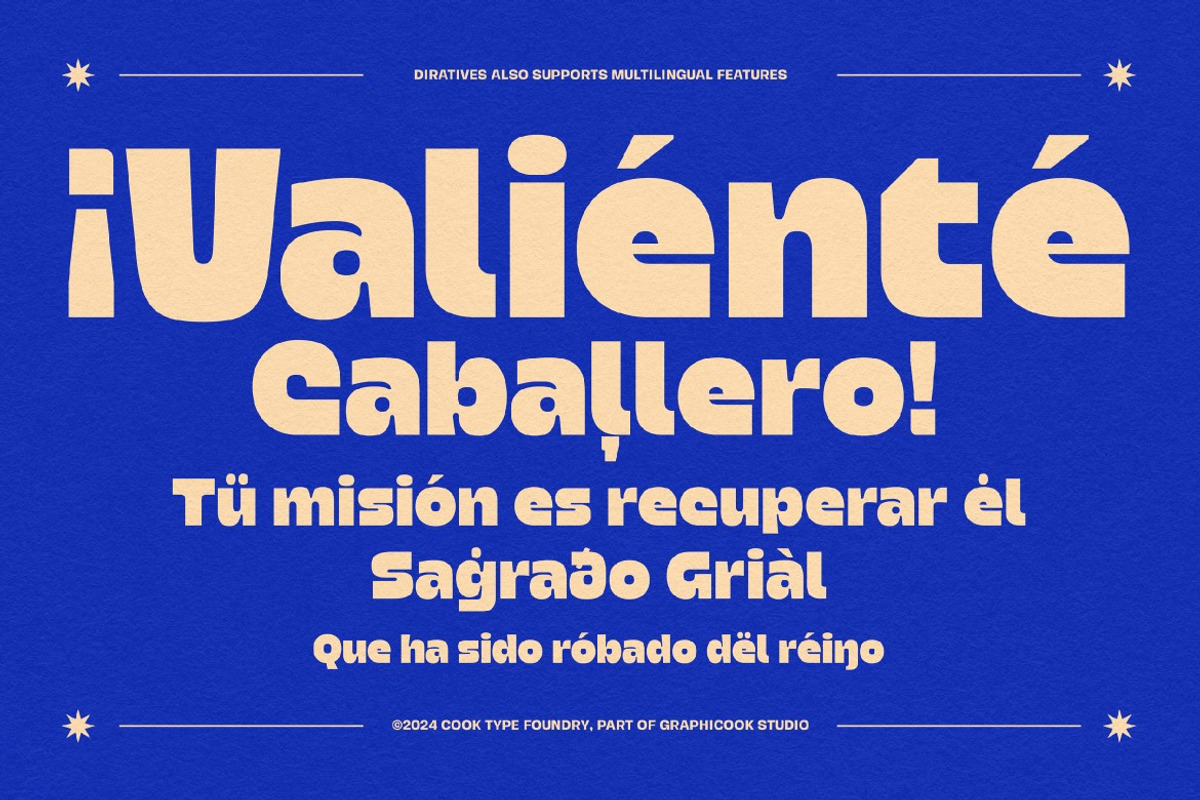 Diratives, a Sans Serif Font by graphicook (Photo 3 of 10)