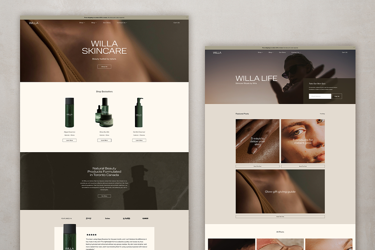 Willa: Squarespace 7.1 Template, a Squarespace Template by The Styled Square (Photo 2 of 8)