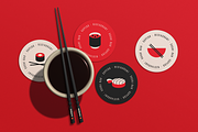 Sushi Bar Menu and Branding Mockup, a Books & Magazine Mockup by Catkie - Digital Art (Thumbnail 11 of 14)