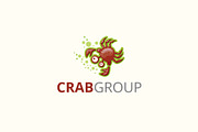 Crab Group Logo, a Branding & Logo Template by Maraz Logo (Thumbnail 1 of 2)