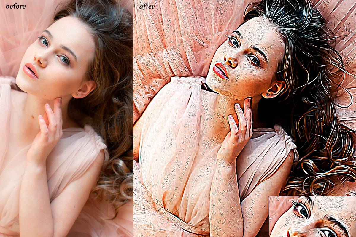 Oil Art Photoshop Action, an Action Add-On by Grishka89 (Photo 9 of 13)