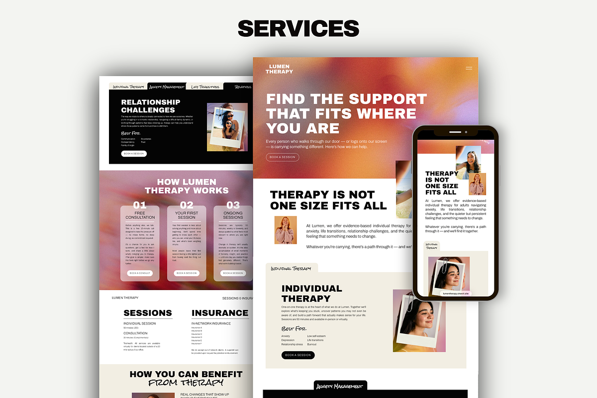 Therapist & Coach Website Showit, a Squarespace Template by Warmsoulgallery (Photo 3 of 13)