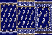 Navy Paisley Scarf, a Pattern Graphic by ThaiByGaew (Thumbnail 2 of 3)
