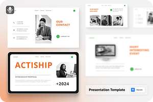 Sponsorship Proposal Keynote, a Presentation Template by SquidPixey