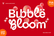 Bubble Bloom – Playful Rounded Font, a Script Font by WhymoreArt (Thumbnail 1 of 12)