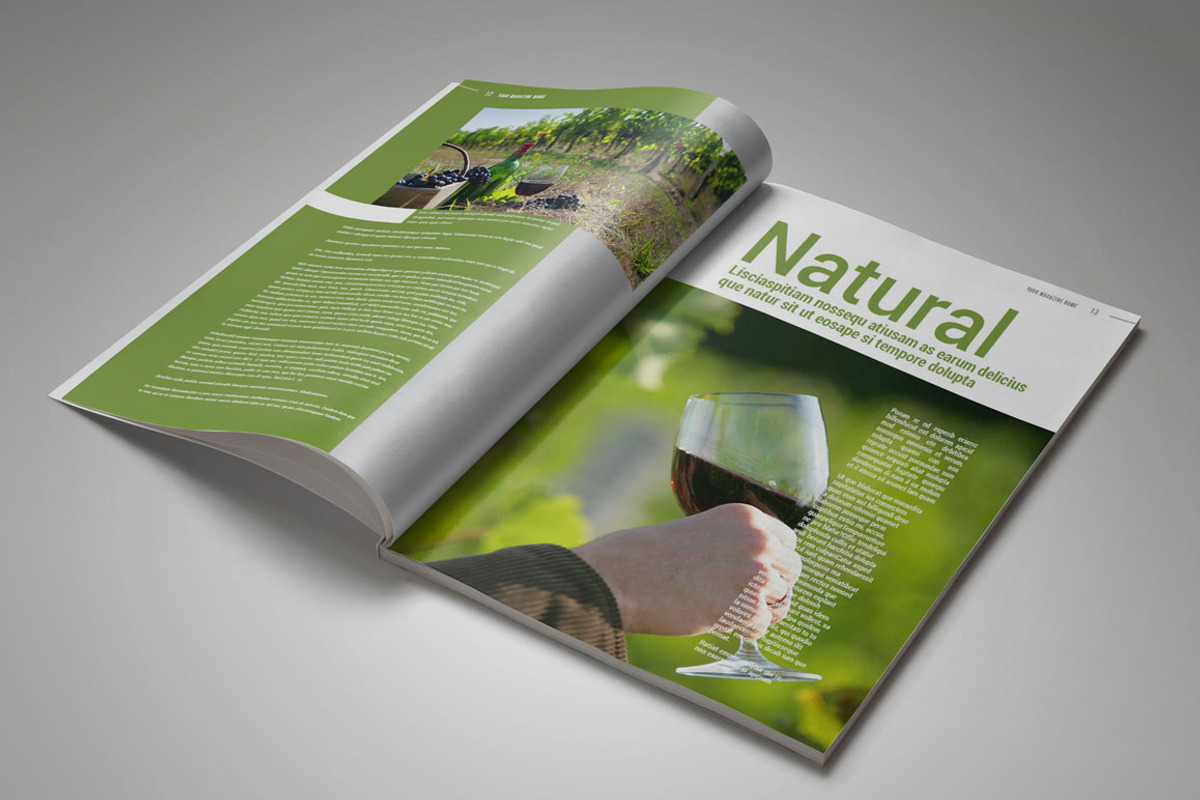 InDesign Magazine Template, a Magazine Template by Kingtown (Photo 5 of 5)