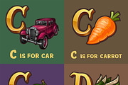 Children's Alphabet SET, an Education Illustration by Saranai Store (Thumbnail 2 of 10)