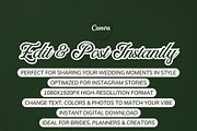 Wedding IG Story Templates | Canva, a Social Media Template by TrendyliciousStore (Thumbnail 4 of 4)