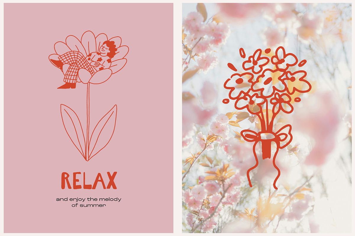 Flower People vector illustrations, a Person Illustration by dicreate (Photo 11 of 14)