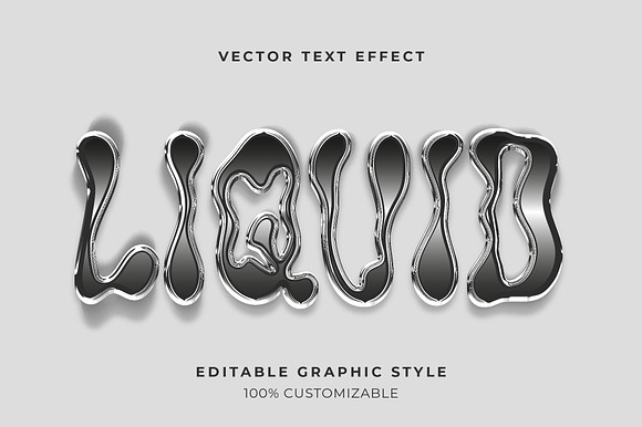 Liquid Chrome Text Effect preview 3