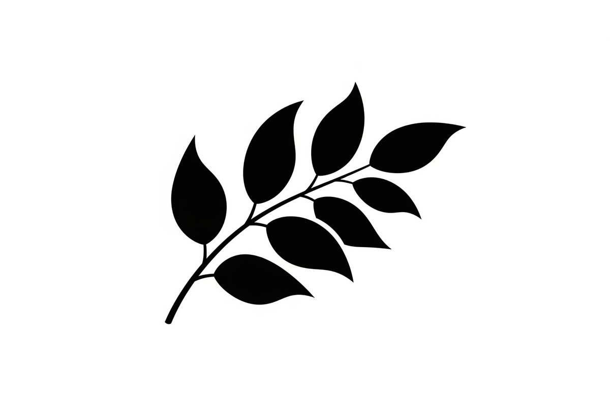 Botanical Leaf Silhouette Bundle, an Illustration by yasushie (Photo 39 of 51)
