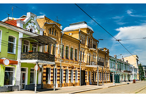 Traditional buildings on the central, an Architecture Photo by Leonid Andronov