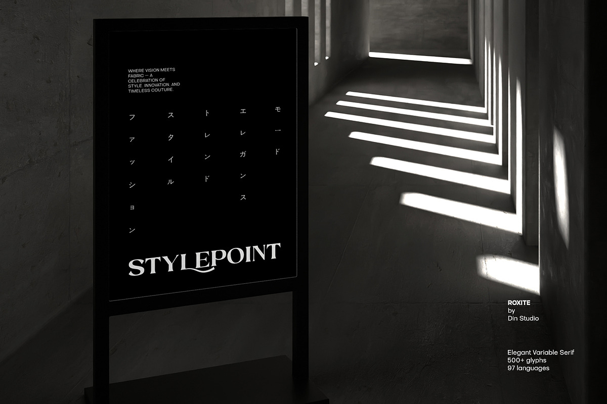 Roxite, a Serif Font by din-studio.com (Photo 8 of 16)