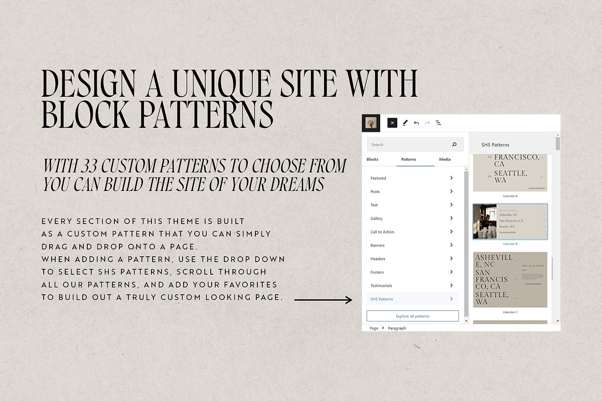Craft Theme - WordPress Template, a WordPress Template by Sweet Horizon Studio (Photo 4 of 5)