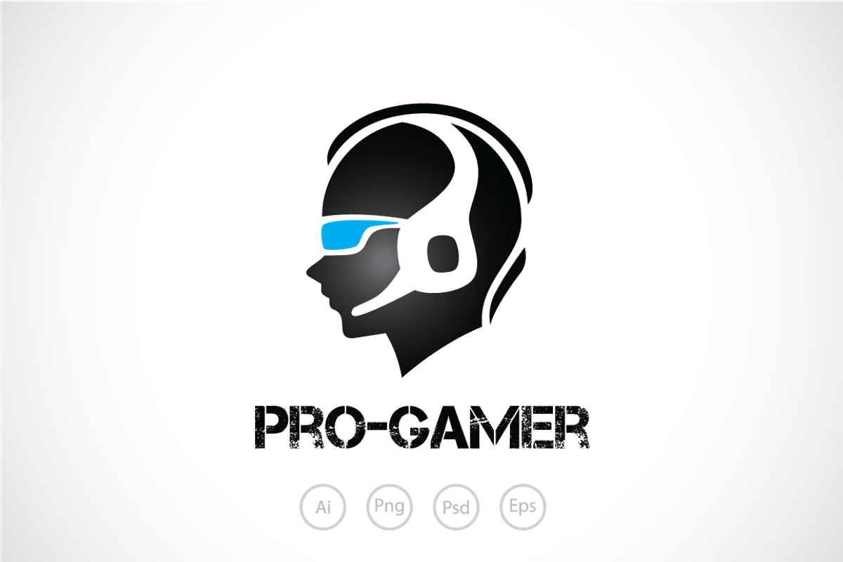 Pro Gamer Logo Template, a Branding & Logo Template by Heavtryq Design (Photo 1 of 5)