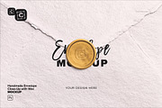 Handmade Envelope Close-Up with Wax, a Product Mockup by Custom Scene (Thumbnail 2 of 10)
