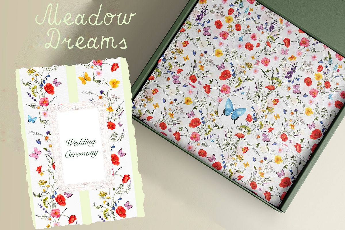 Meadow Dreams. Watercolor art, an Object Graphic by ma_i_vi (Photo 9 of 9)