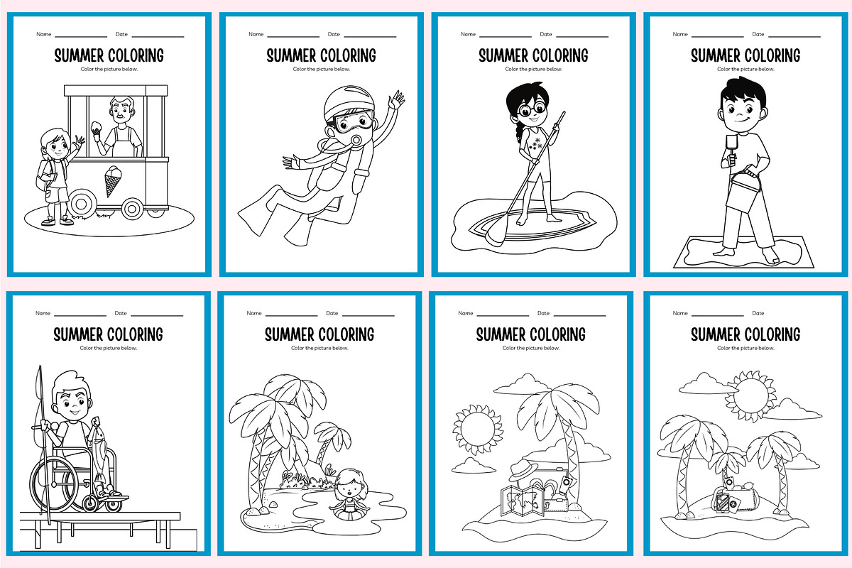 Spring & Summer Workbook For Canva, a Stationery Template by Shumaya (Photo 5 of 7)
