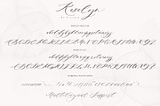Roselyn Script, a Script Font by Calamar Studio (Thumbnail 6 of 13)
