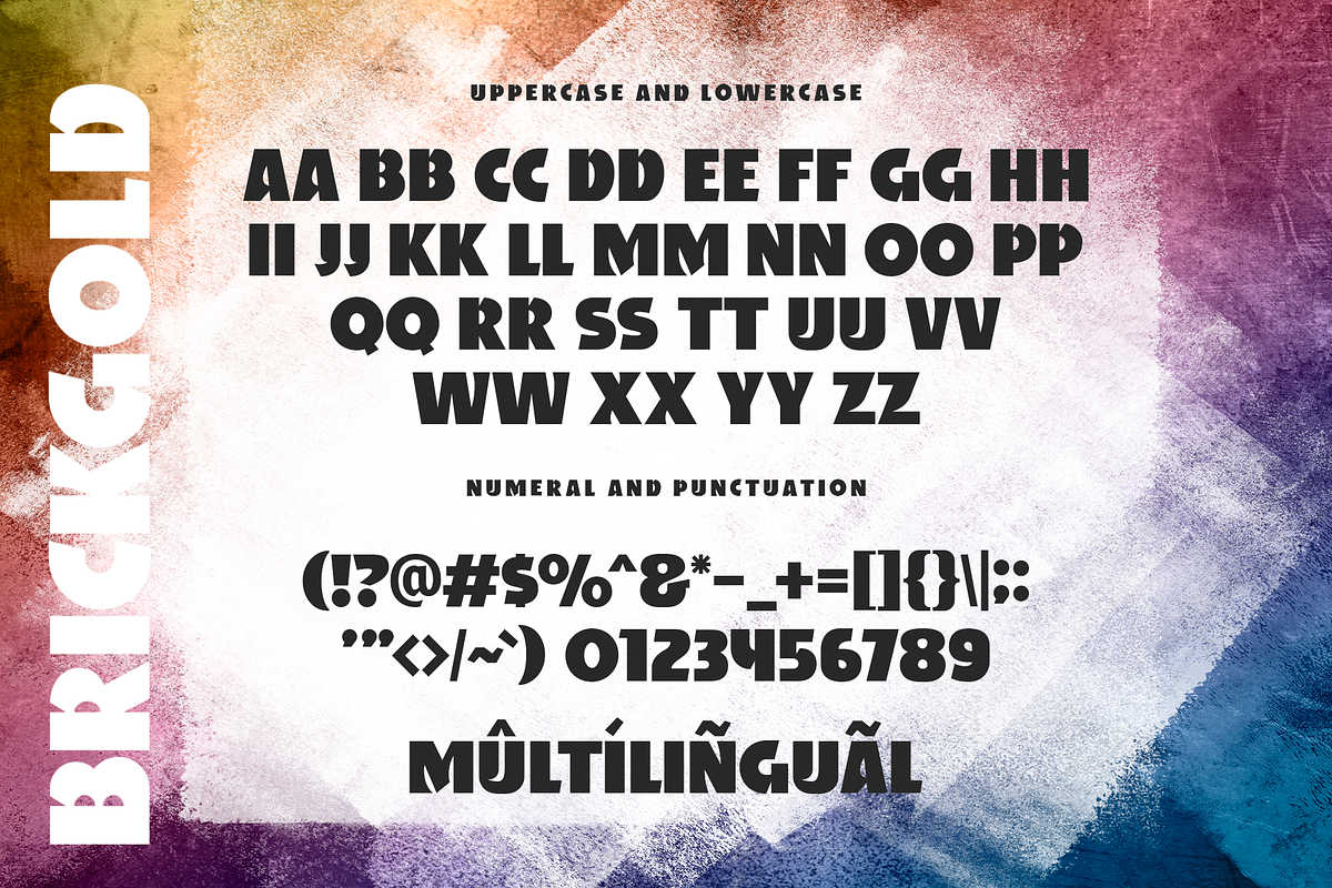 Brickgold - Bold Display Font, a Sans Serif Font by overlaytemplates (Photo 5 of 5)