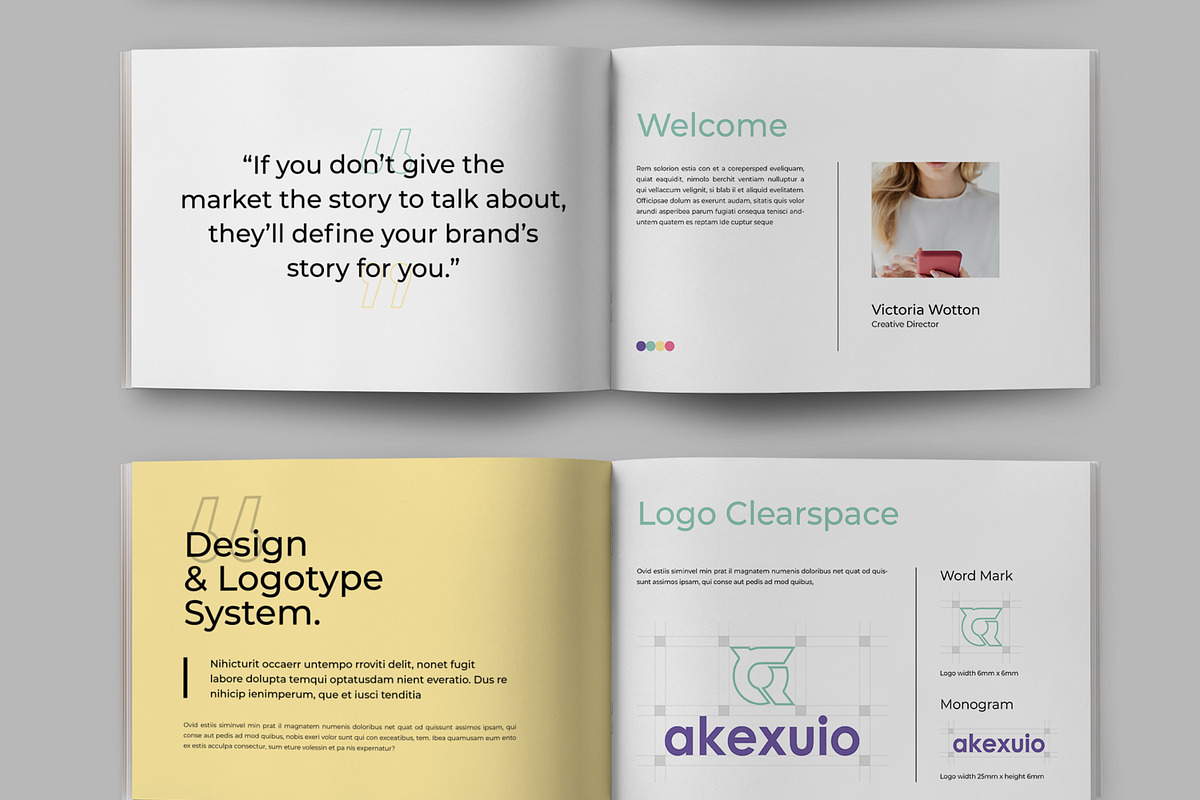 Brand Guideline Layout, a Brochure Template by ContestDesign (Photo 3 of 5)