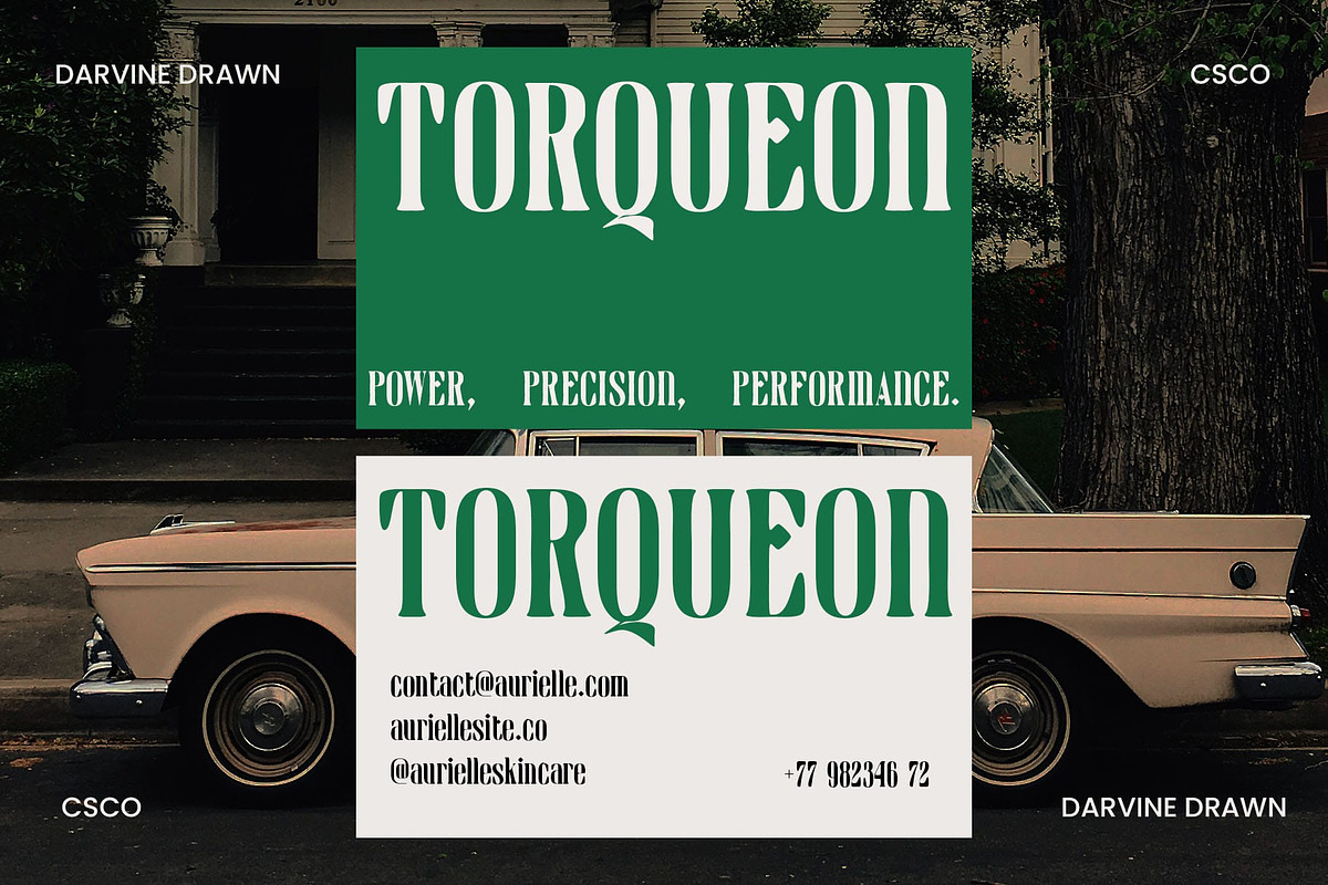Darvine Drawn, a Serif Font by Craft Supply Co. (Photo 6 of 8)