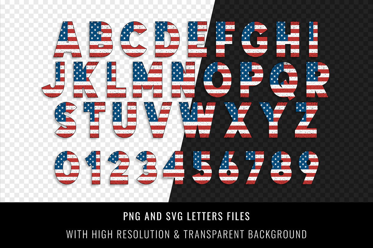 USA Flag Retro Font, a Font by Font Craft Studio (Photo 3 of 6)