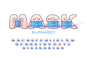 Kids Cartoon Alphabet Masked, a Graphic by Pro_Vector (Thumbnail 2 of 2)