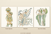 Vintage Flower Fairy Illustrations, a Decorative Illustration by Century Library (Thumbnail 4 of 10)