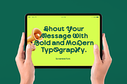 Scramble - Experimental Sans Family, a Sans Serif Font by agnyhasyastudio (Thumbnail 17 of 18)