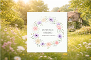 Cottage spring watercolor animals, a Decorative Illustration by ElenaPlatovaArt (Thumbnail 18 of 20)
