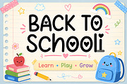 Schoolie, a Handwritten Font by Wow Magic (Thumbnail 3 of 5)