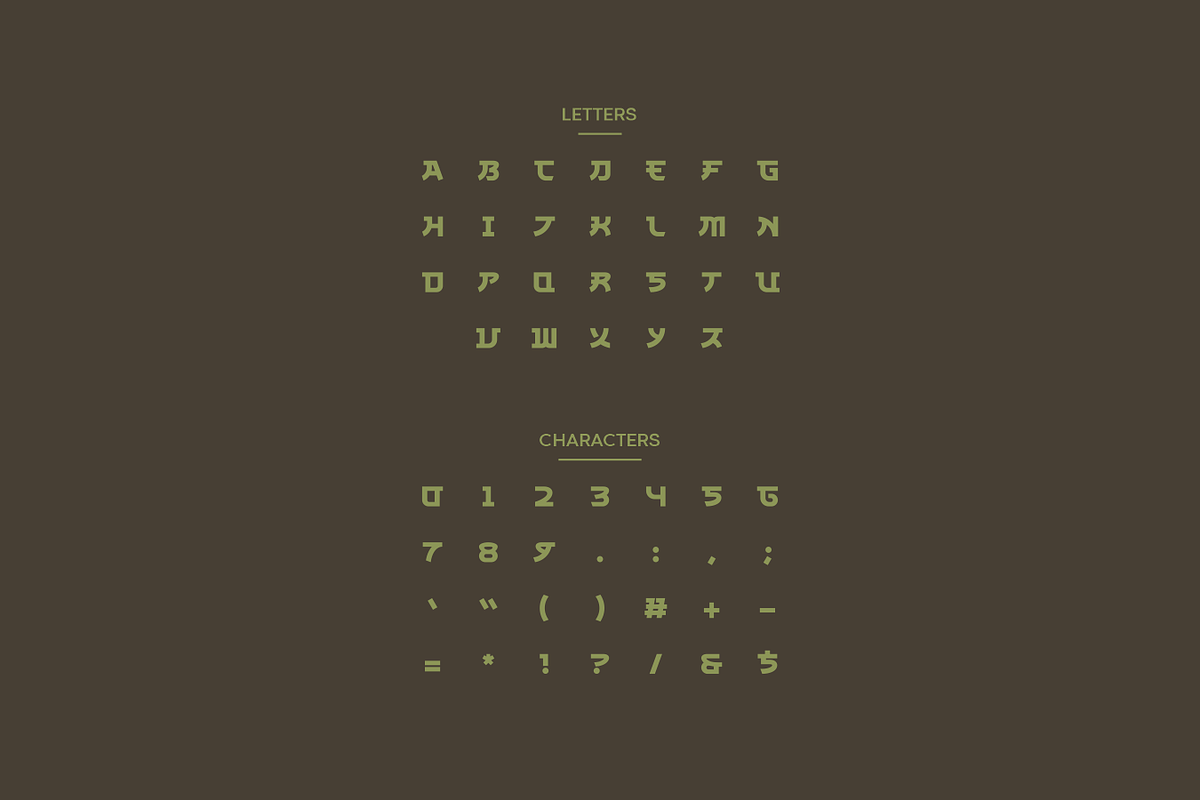 Ghozda - Modern Japanese Typeface, a Font by Letterna (Photo 3 of 4)
