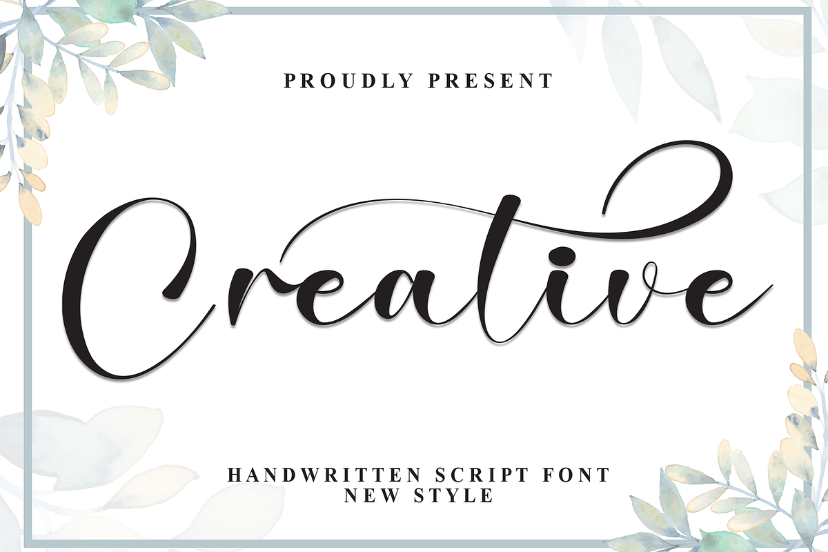 Creative | Script Font, a Handwritten Font by Scratchones (Photo 1 of 9)