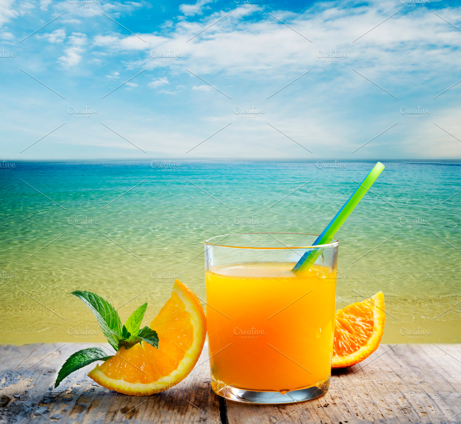 Cocktail on the beach featuring cocktail, beach, and summer, a Holiday Photo by hitdelight