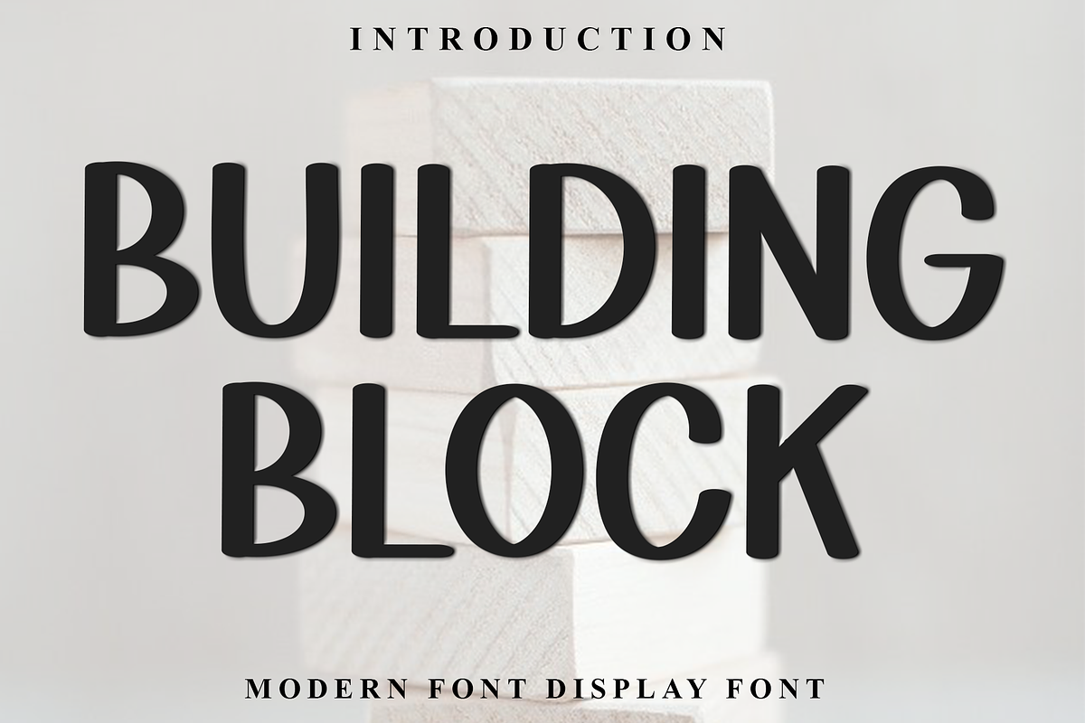 Building Block, a Script Font by InermediaSTUDIO (Photo 1 of 8)