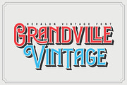 Heralon – Layered Vintage Font, a Serif Font by Typebae (Thumbnail 4 of 8)