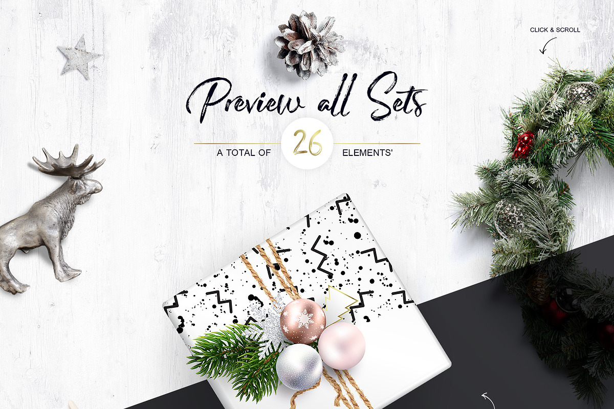 Christmas Packaging. MockUp Set., a Decorative Illustration by ARg Design (Photo 2 of 8)