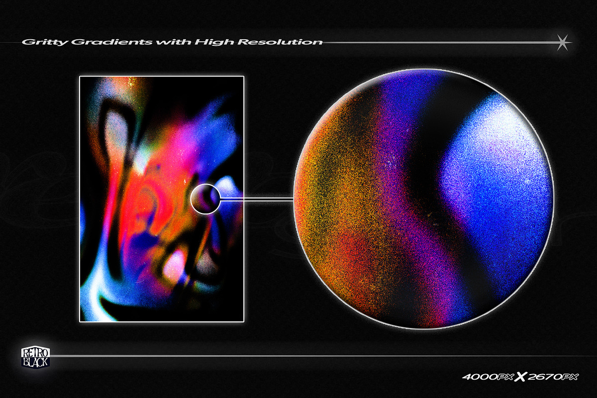32 Retro Gradient Textures, a Texture Graphic by Retro Black Studio (Photo 2 of 13)